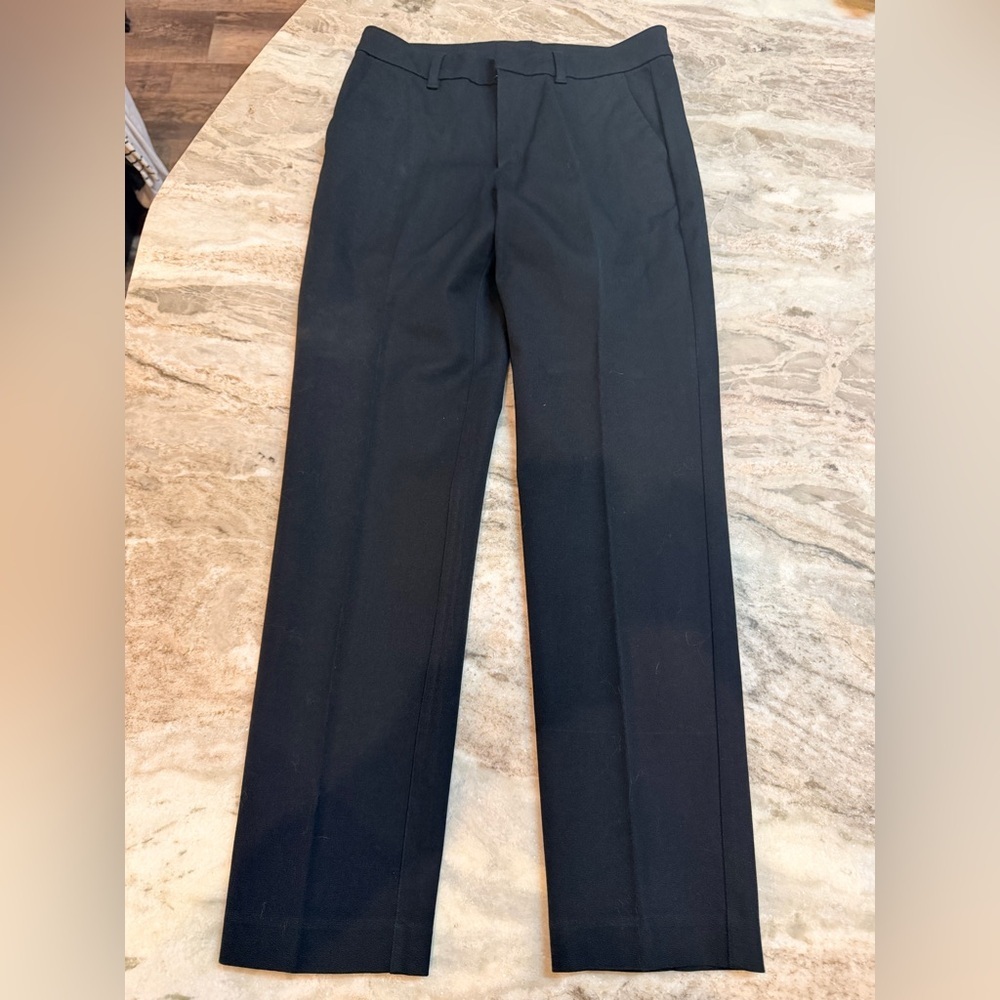 GAP Black Straight Leg Work Pants Size 6 Ankle Length